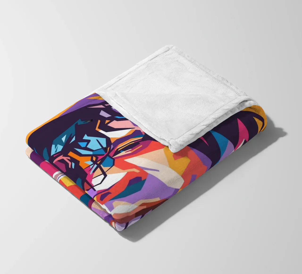 Jimmy Page sullo stile artistico di WPAP coperta in pile da Hantamrata
