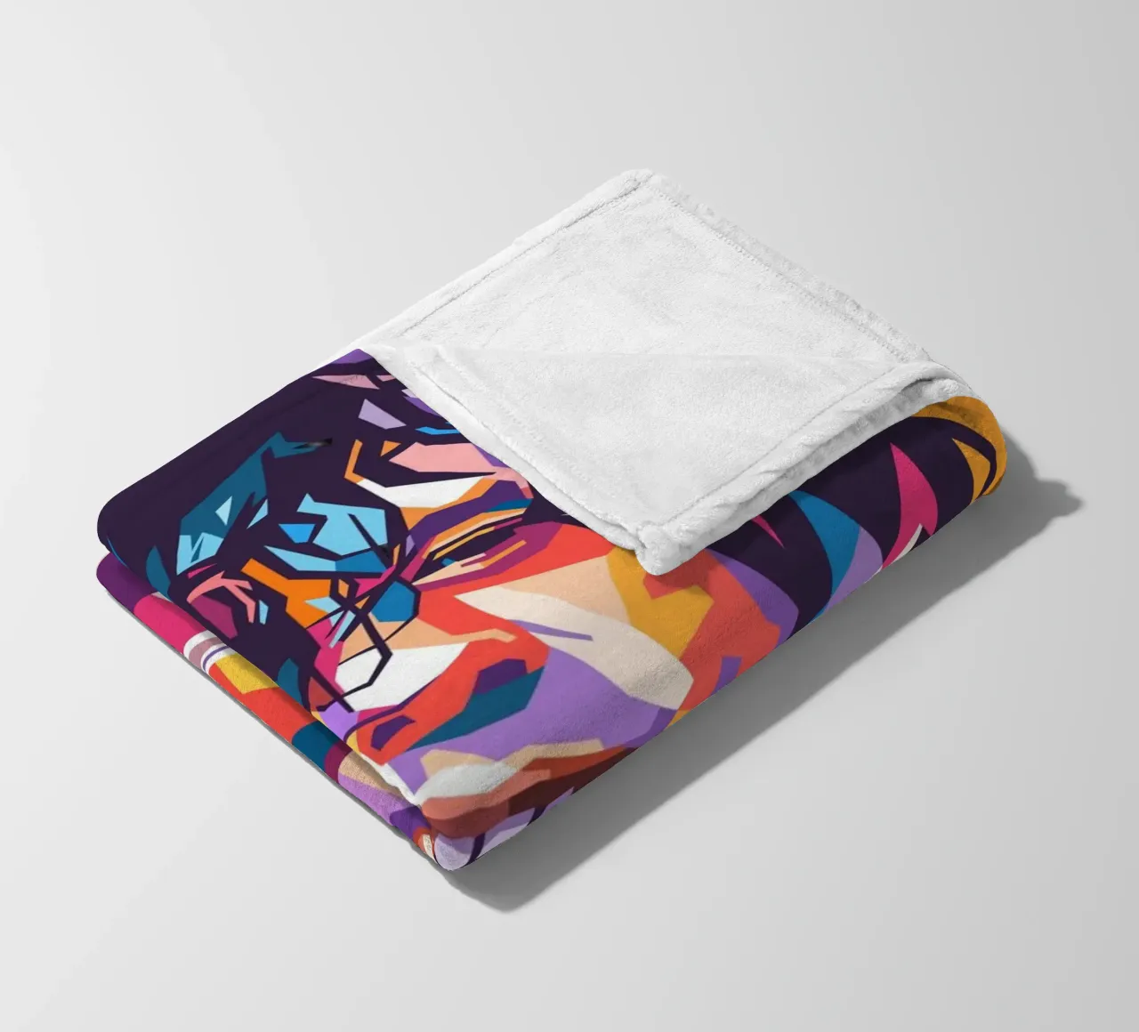 Jimmy Page sullo stile artistico di WPAP coperta in pile da Hantamrata