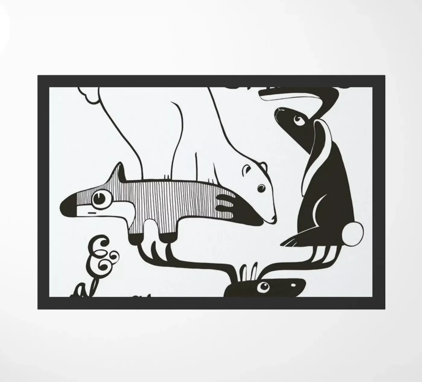 Pyramide doormat by Sabrina Ziegenhorn