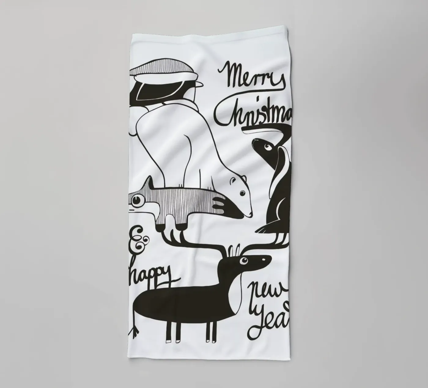 Pyramide badhanddoek van Sabrina Ziegenhorn