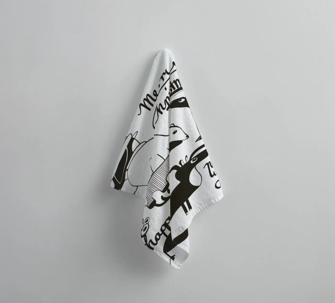 Pyramide badhanddoek van Sabrina Ziegenhorn