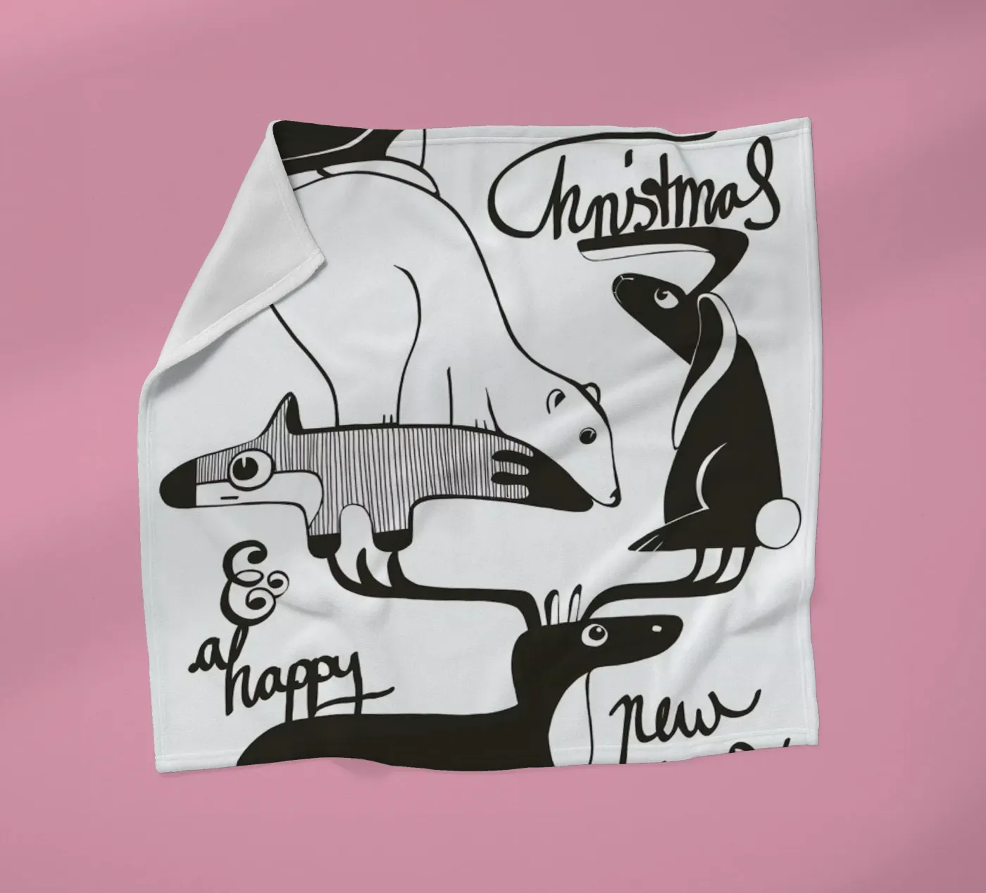 Pyramide fleecedeken van Sabrina Ziegenhorn