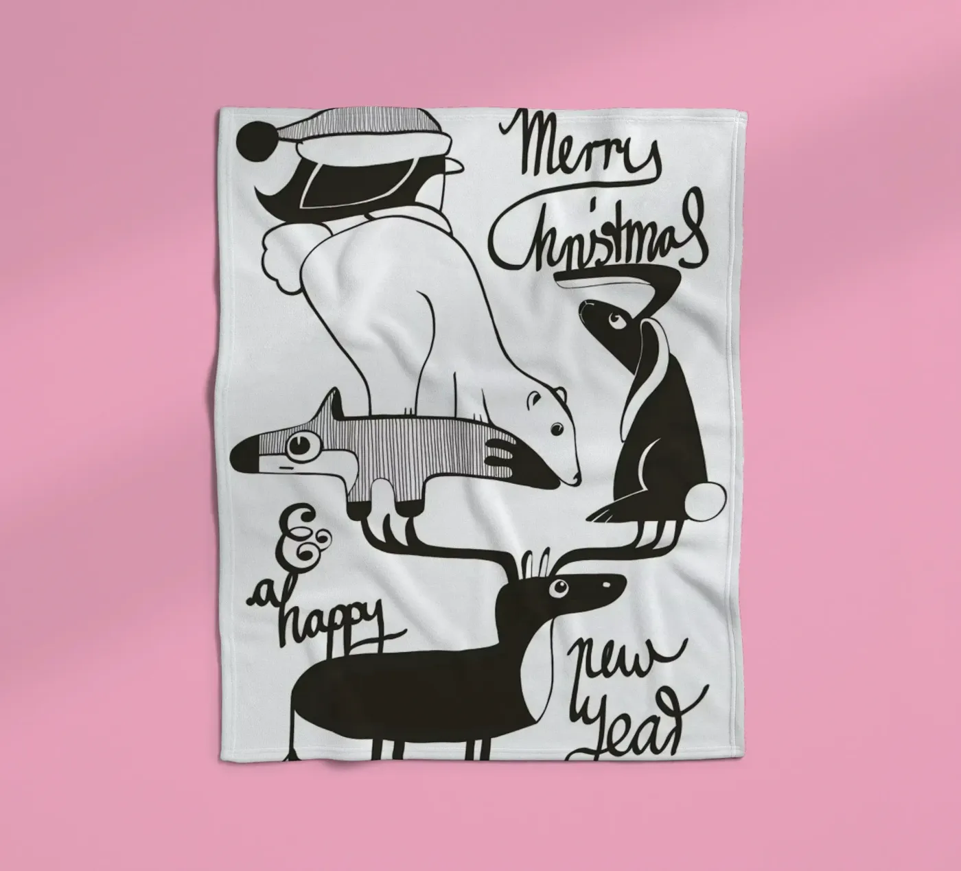 Pyramide fleecedeken van Sabrina Ziegenhorn