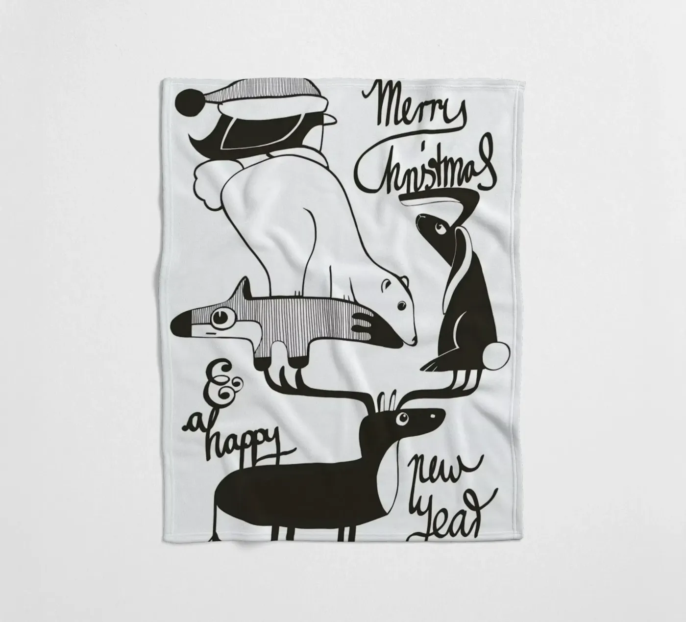 Pyramide fleecedeken van Sabrina Ziegenhorn