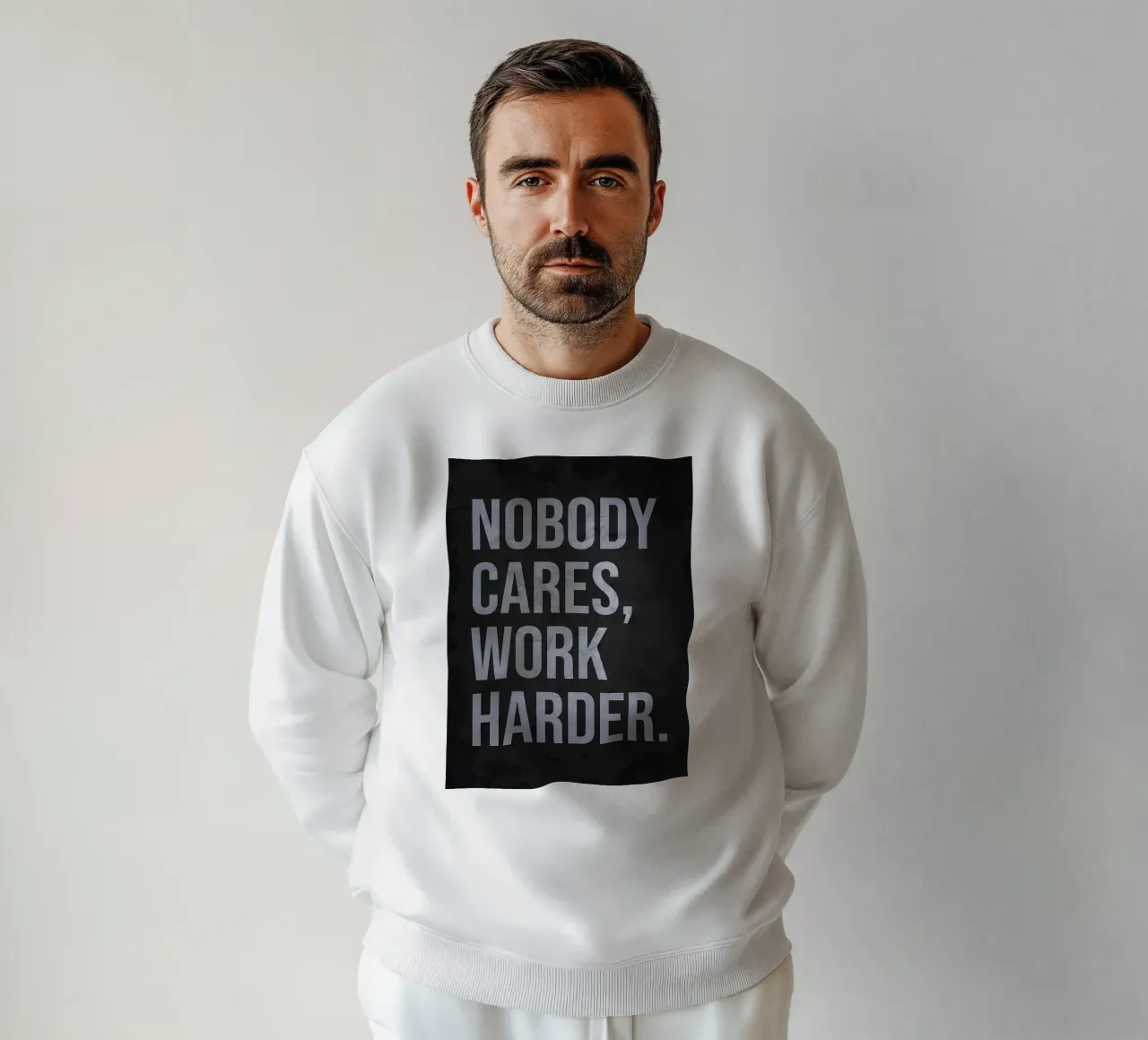 Non importa a nessuno, lavorate di più felpa da Delaplane