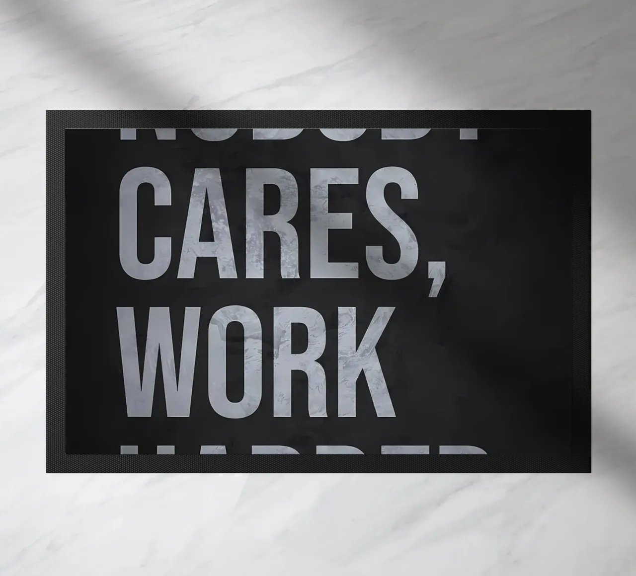 Non importa a nessuno, lavorate di più zerbino da Delaplane