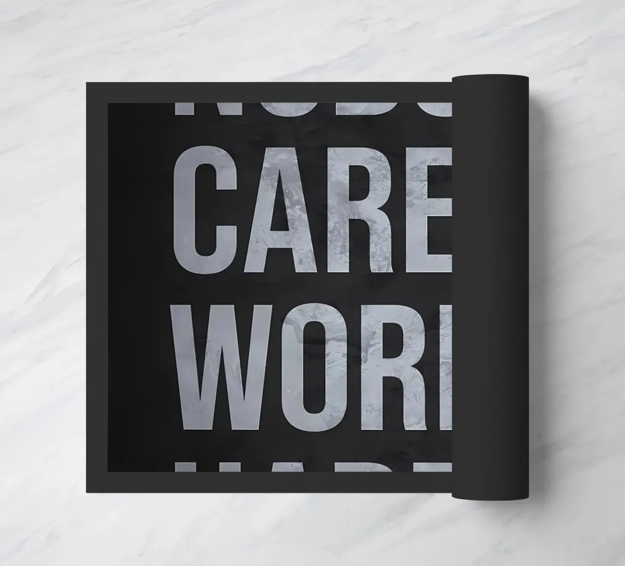 Non importa a nessuno, lavorate di più zerbino da Delaplane