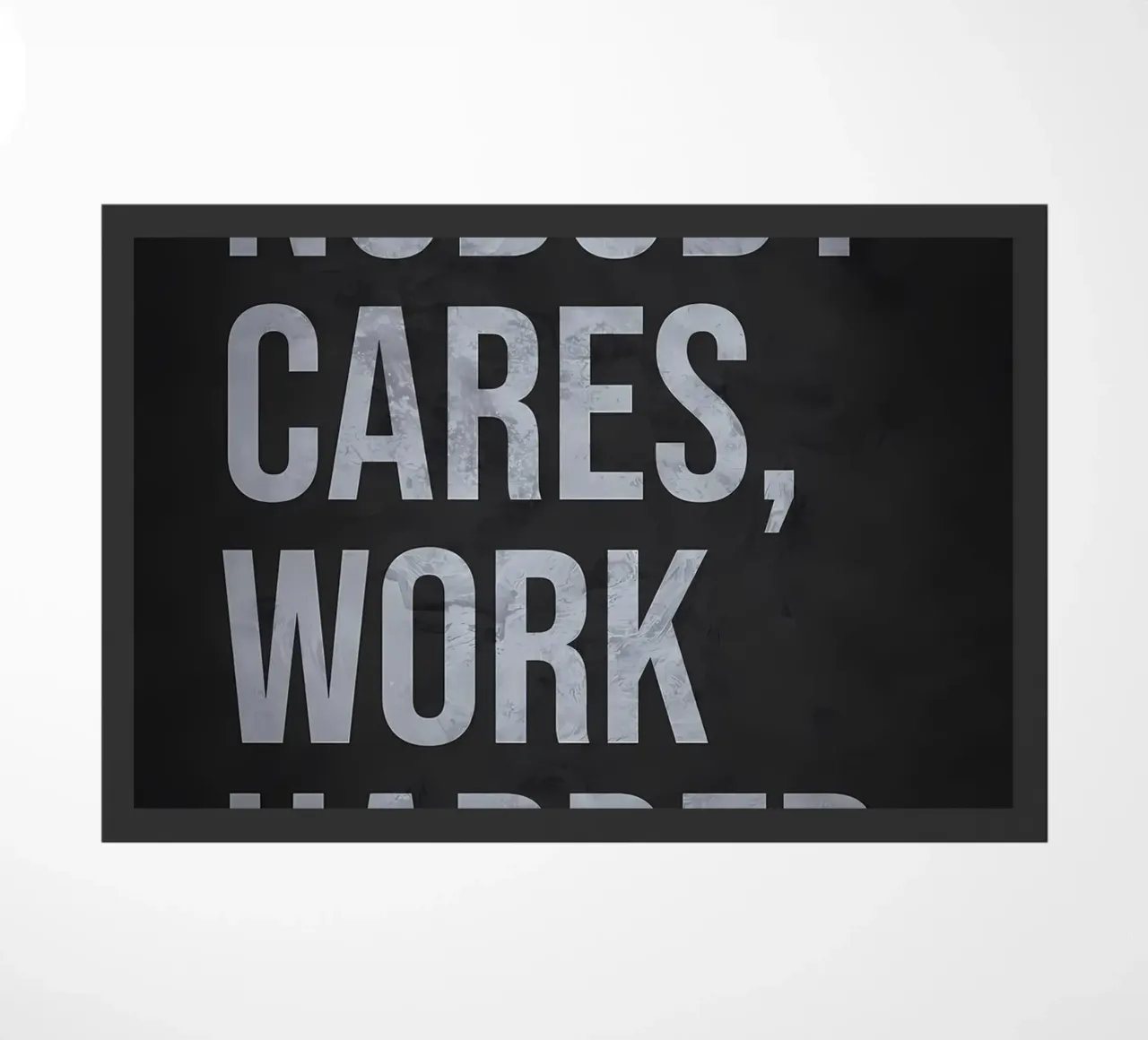 Non importa a nessuno, lavorate di più zerbino da Delaplane