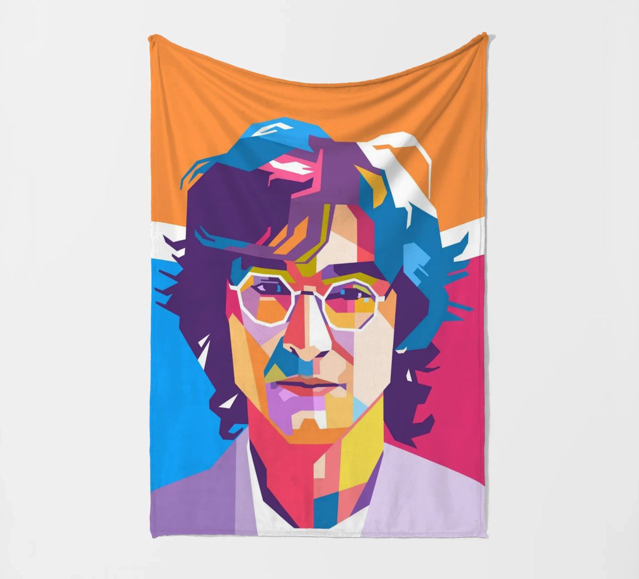 John Lennon sullo stile artistico di WPAP coperta in pile da Hantamrata