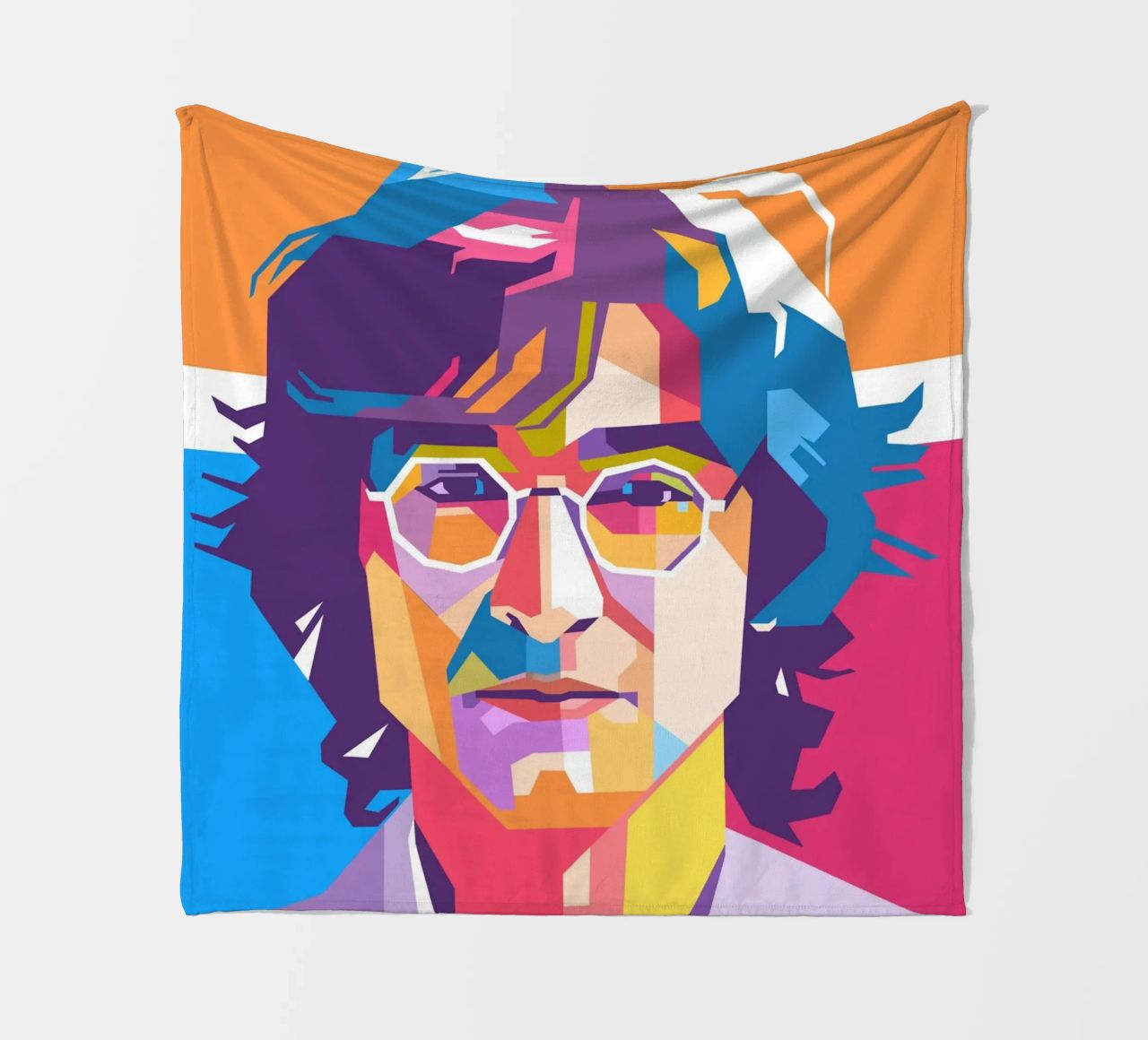 John Lennon sullo stile artistico di WPAP coperta in pile da Hantamrata