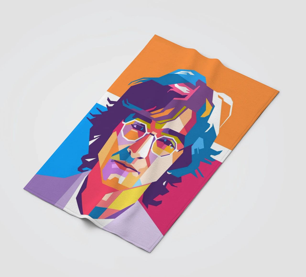 John Lennon sullo stile artistico di WPAP coperta in pile da Hantamrata