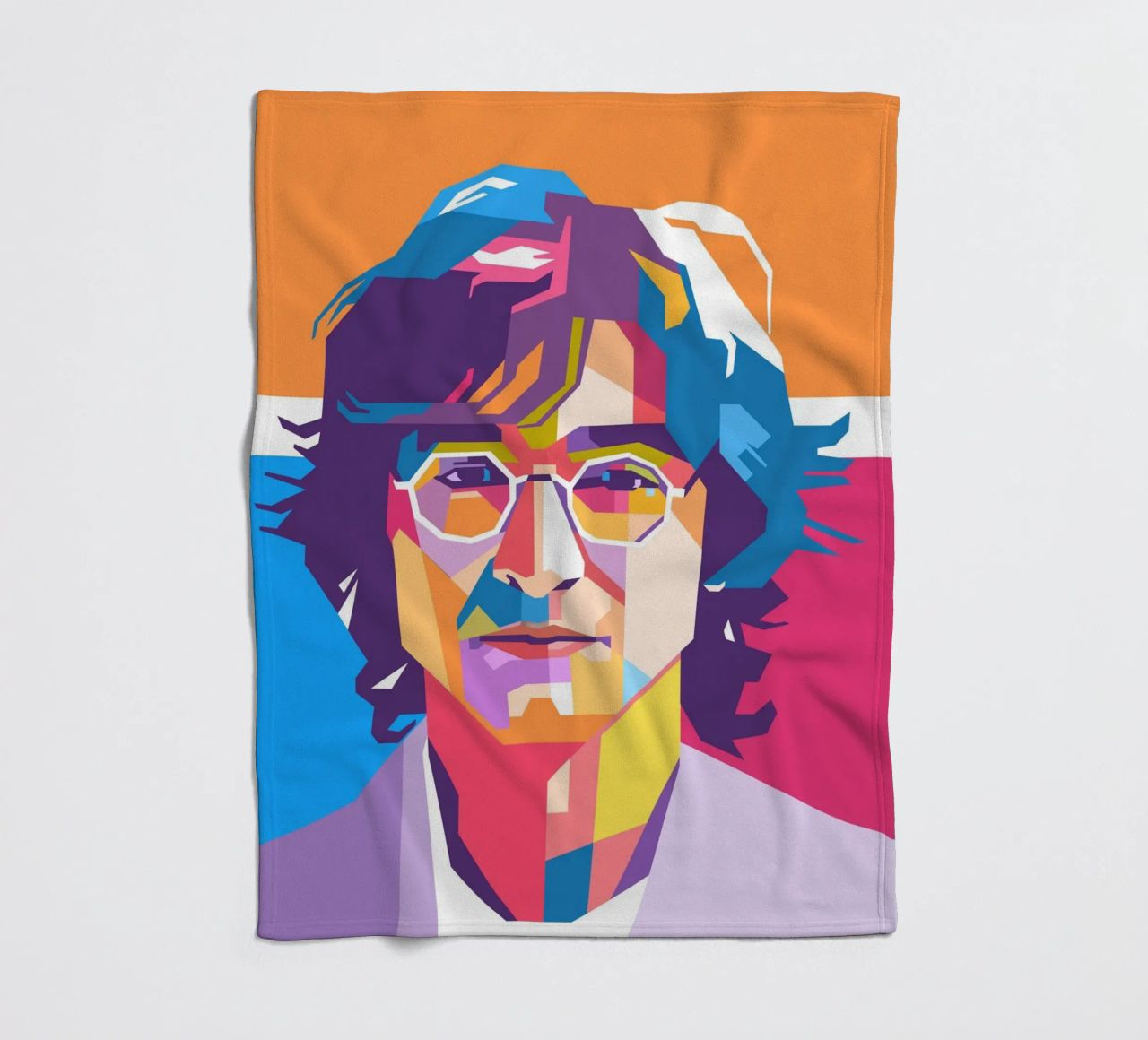 John Lennon sullo stile artistico di WPAP coperta in pile da Hantamrata