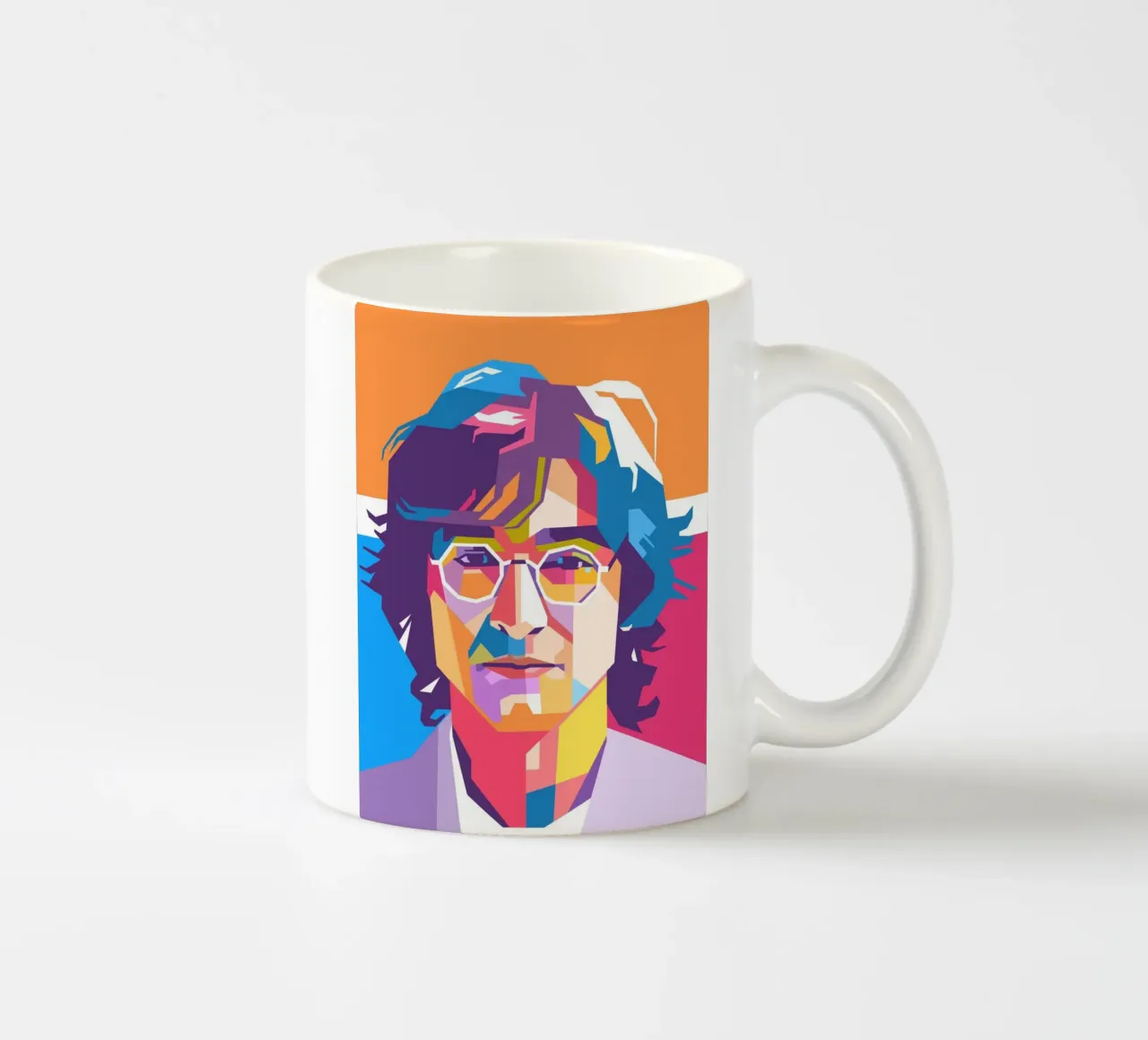 John Lennon sullo stile artistico di WPAP tazza in ceramica da Hantamrata