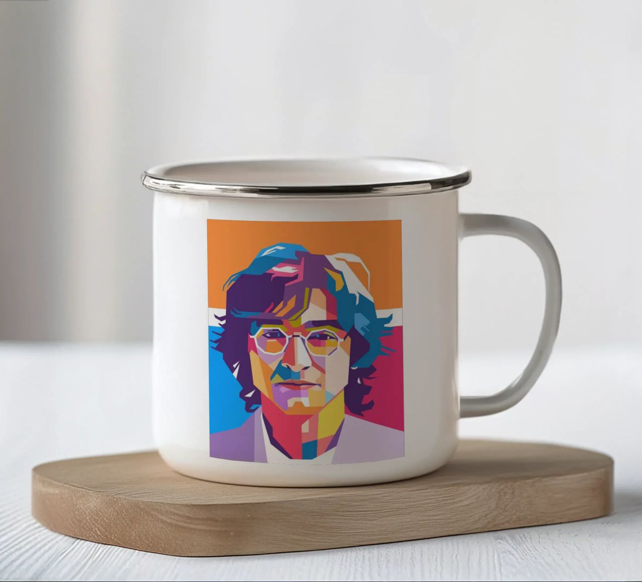 John Lennon sullo stile artistico di WPAP tazza in smalto da Hantamrata