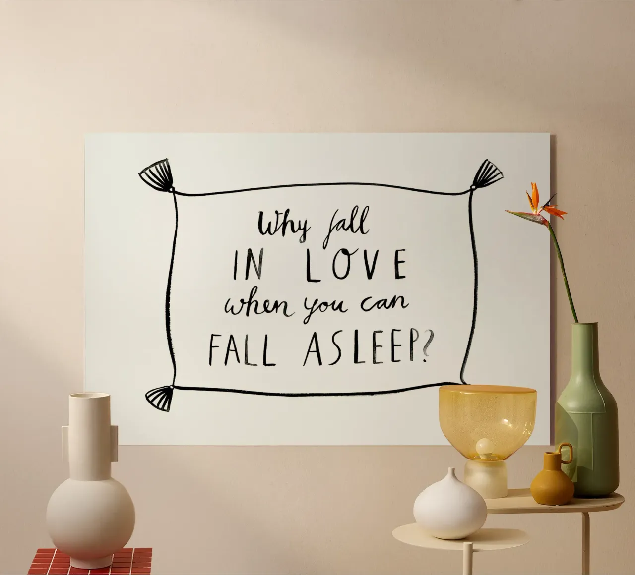 Fall Asleep plexiglass da typealive