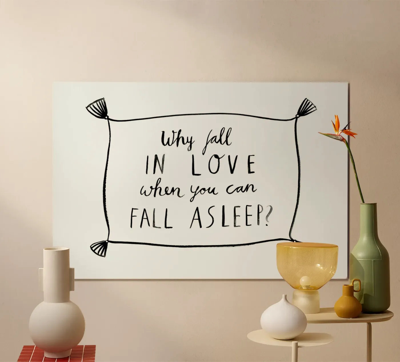Fall Asleep poster by typealive