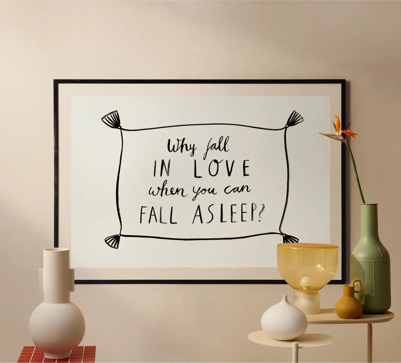 Fall Asleep poster by typealive