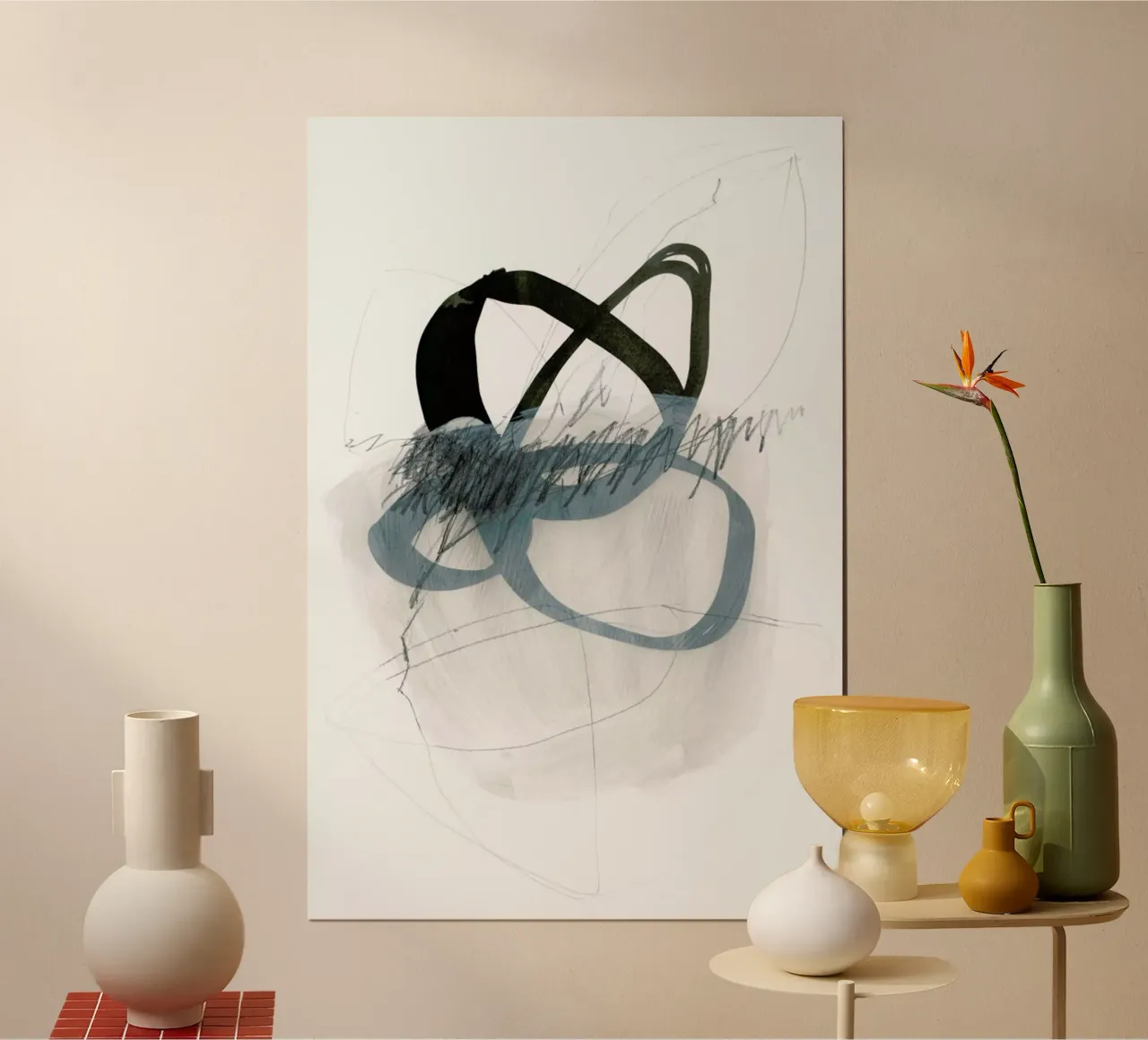 Line and Shape poster da IRIS LEHNHARDT FINE ART