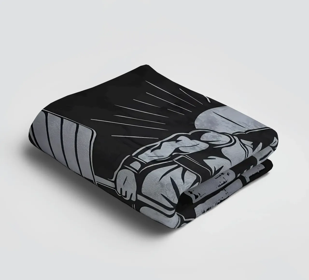 Jezus tilt gewichten, Vader vergeef deze gewichten badhanddoek van Delaplane