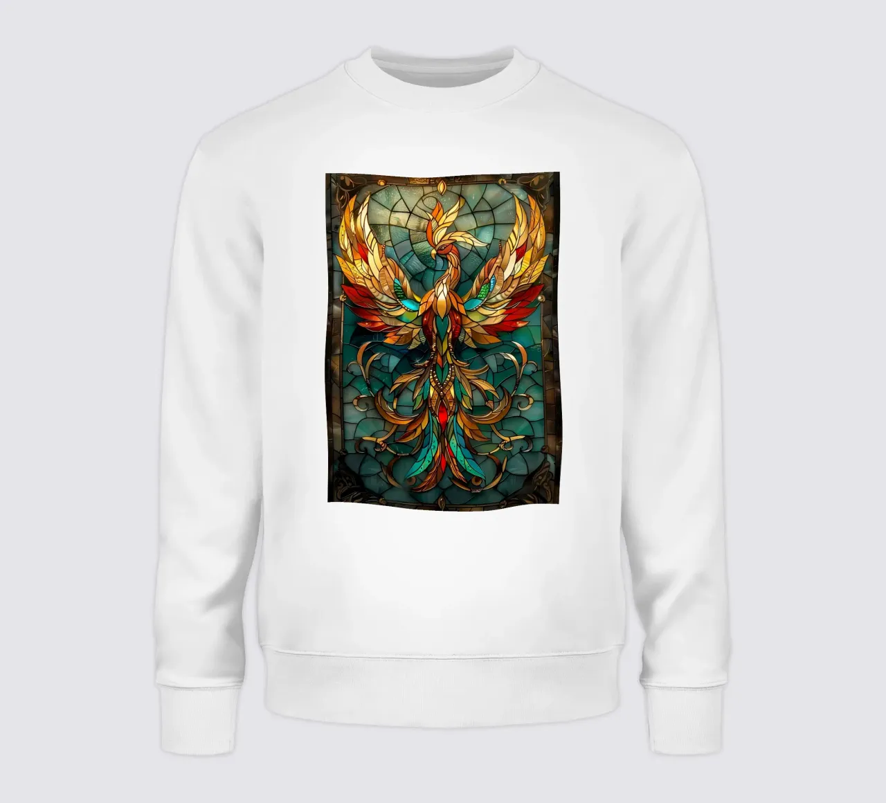 Uccello Fenice Kintsugi felpa da Ginnery