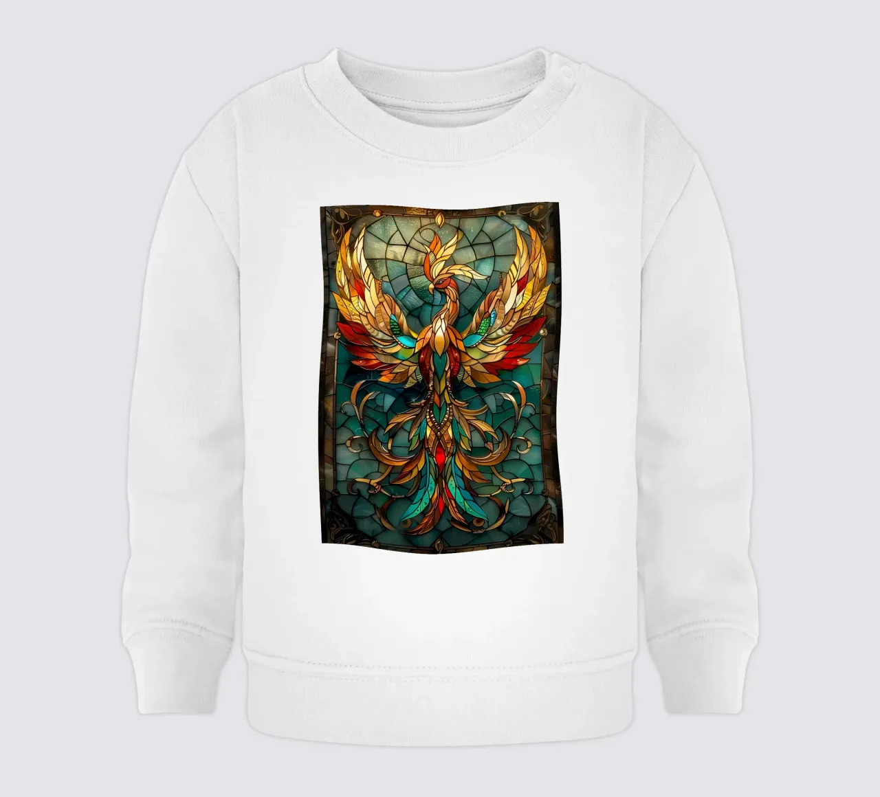 Uccello Fenice Kintsugi felpa neonato da Ginnery