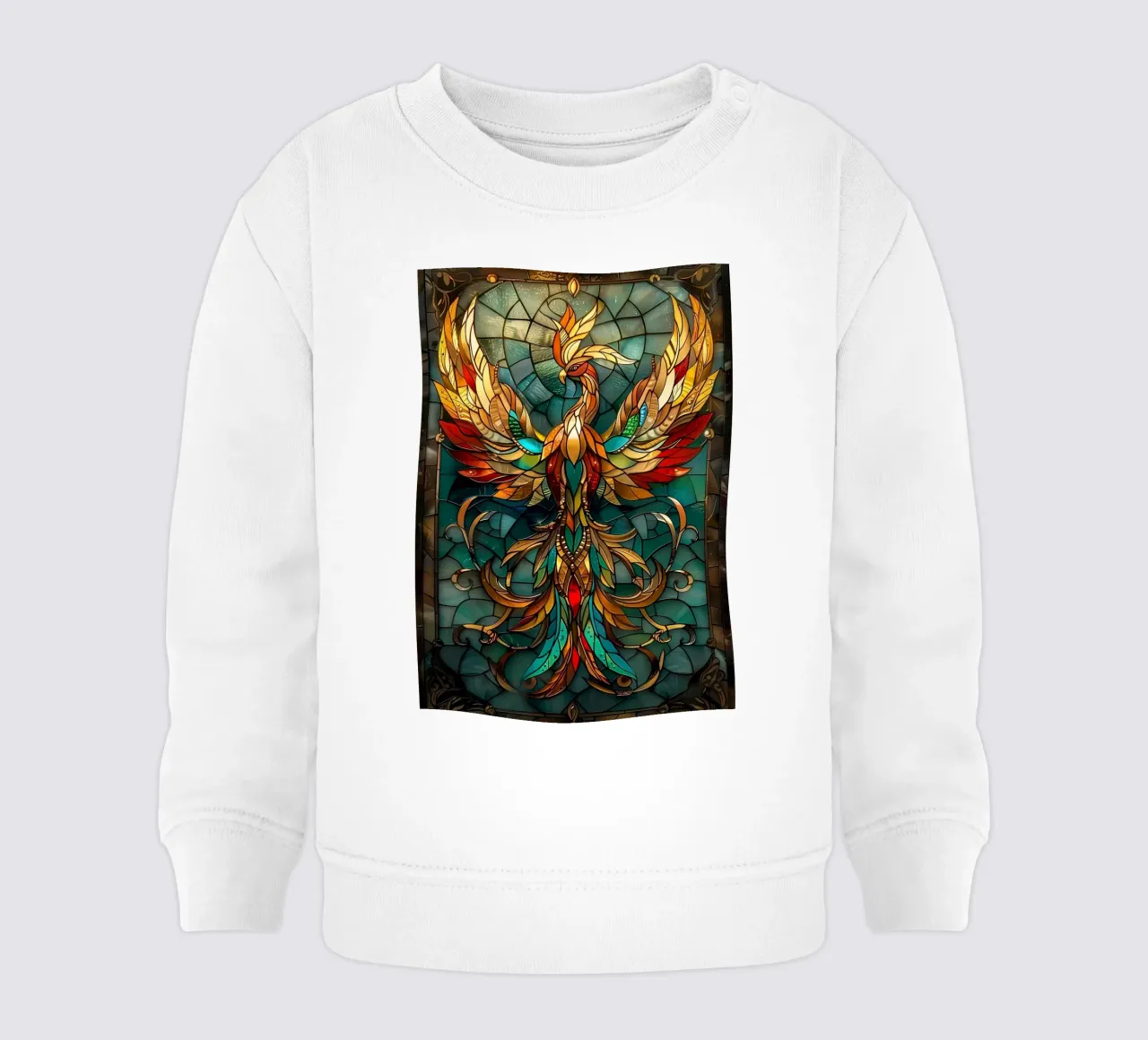 Uccello Fenice Kintsugi felpa neonato da Ginnery