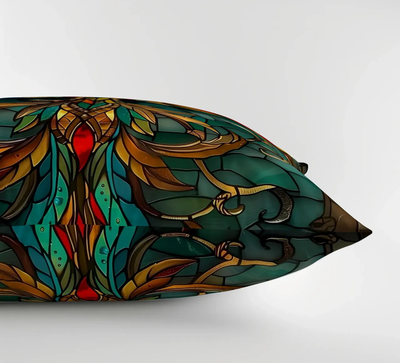 Uccello Fenice Kintsugi cuscino da Ginnery