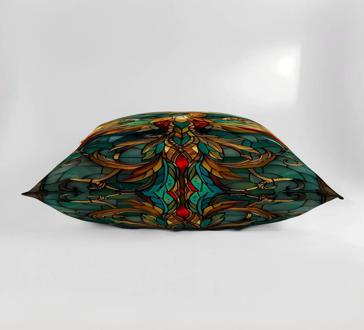 Uccello Fenice Kintsugi cuscino da Ginnery