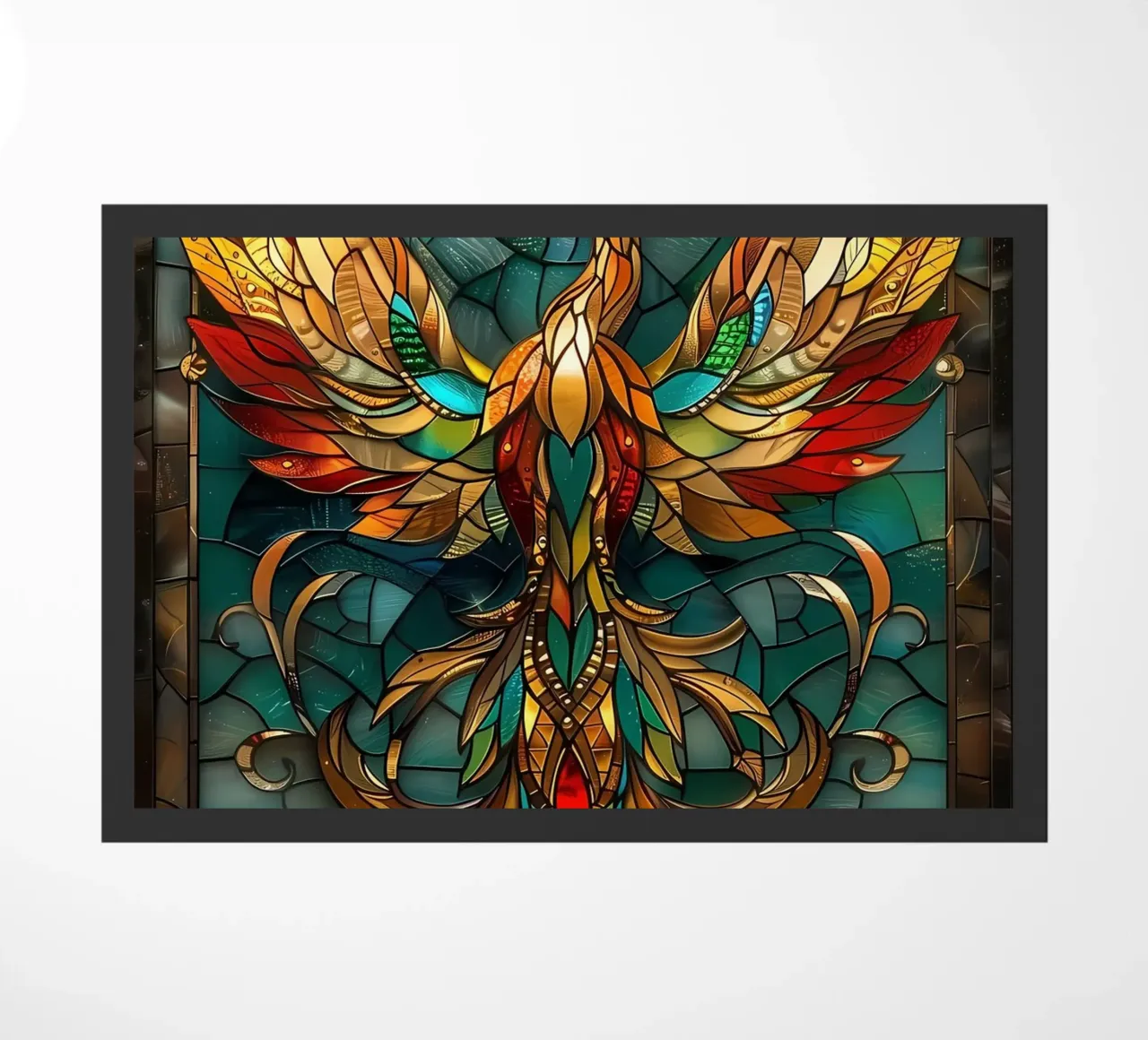 Kintsugi vogel deurmat van Ginnery