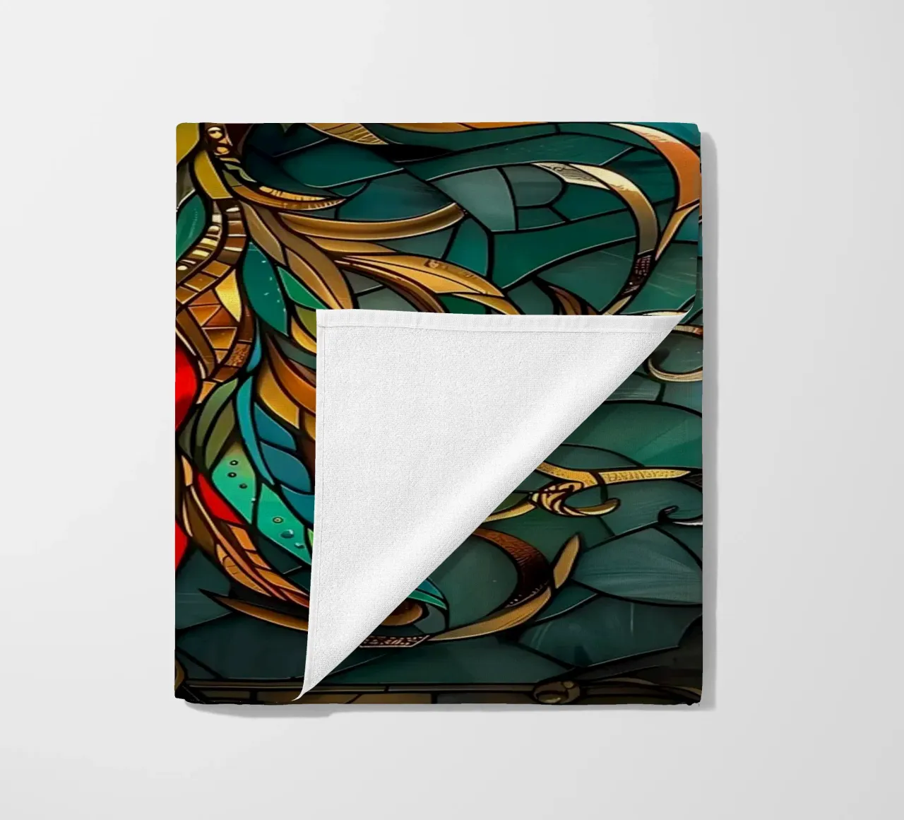 Uccello Fenice Kintsugi telo mare da Ginnery