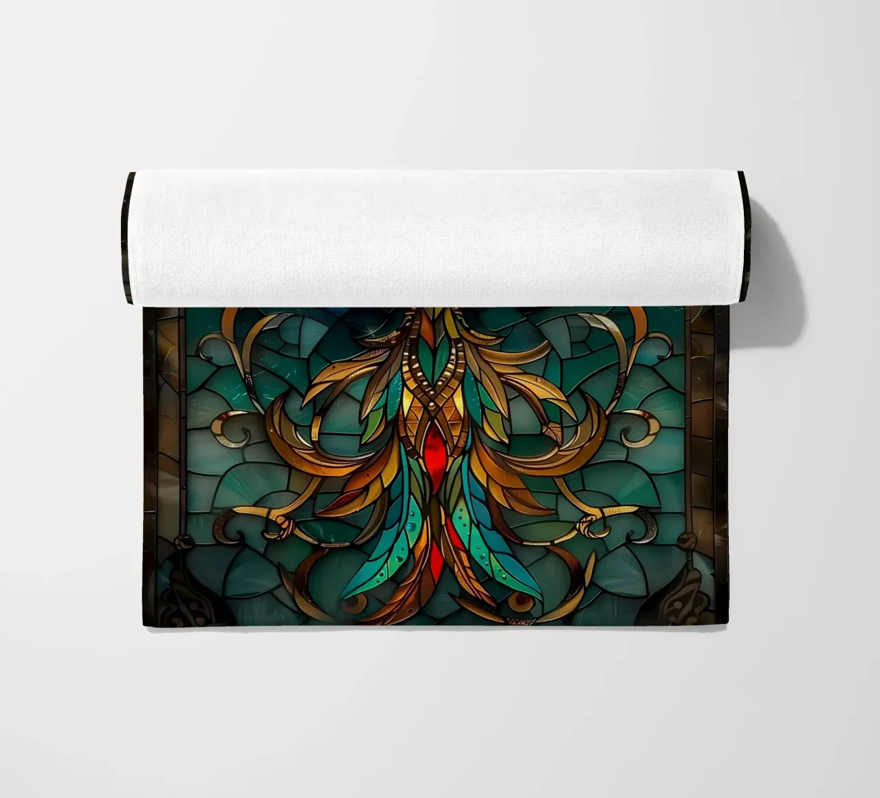 Uccello Fenice Kintsugi telo mare da Ginnery