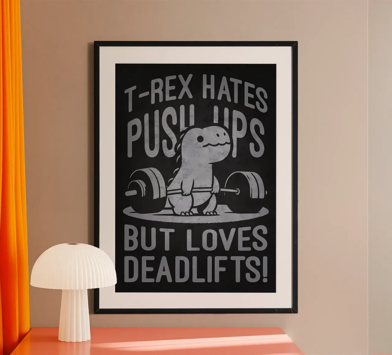 Il T-Rex odia le flessioni, ma adora i sollevamenti carta hahnemühle da Delaplane