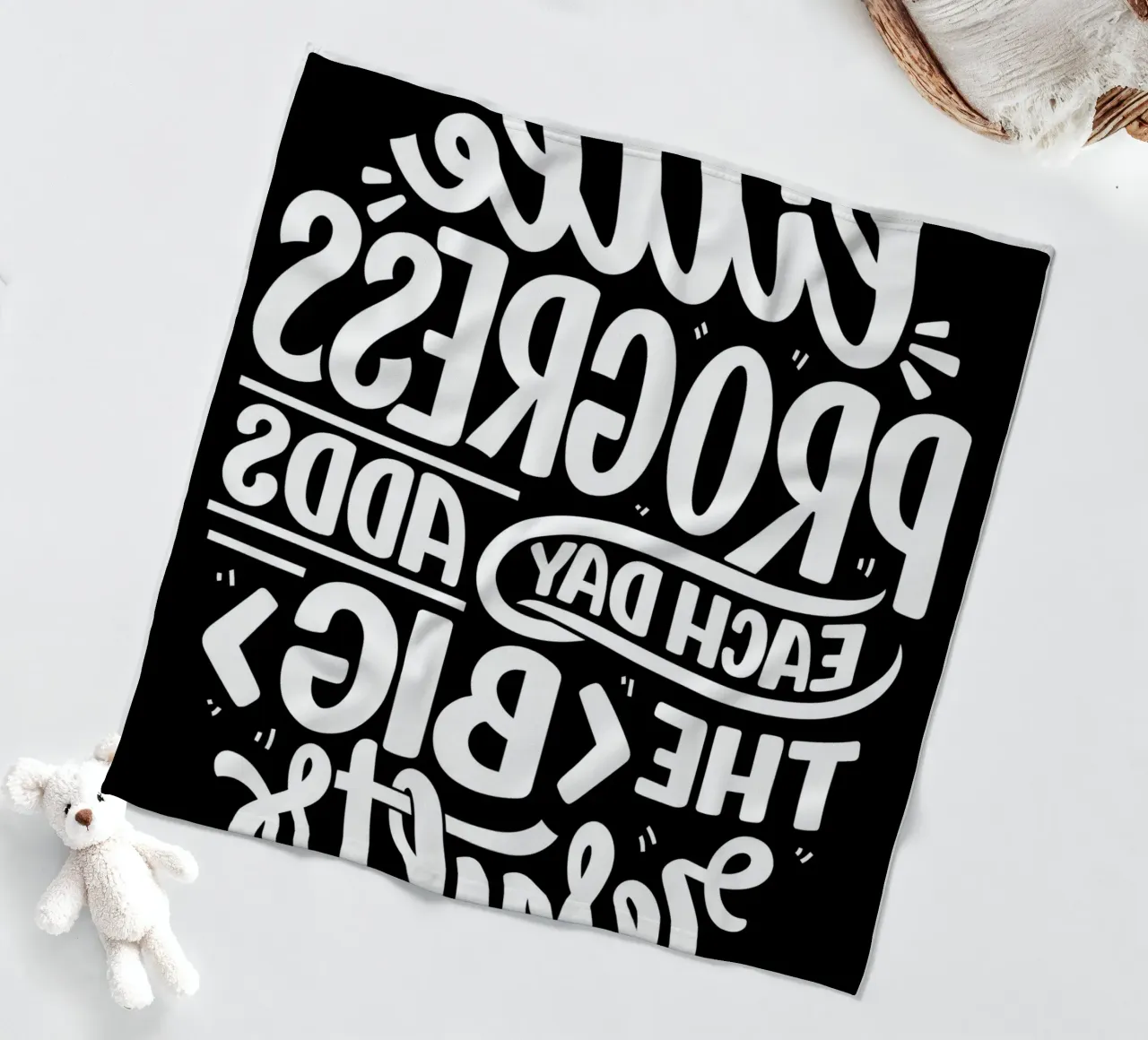 Inspirational Quote fleece blanket by Mikesell