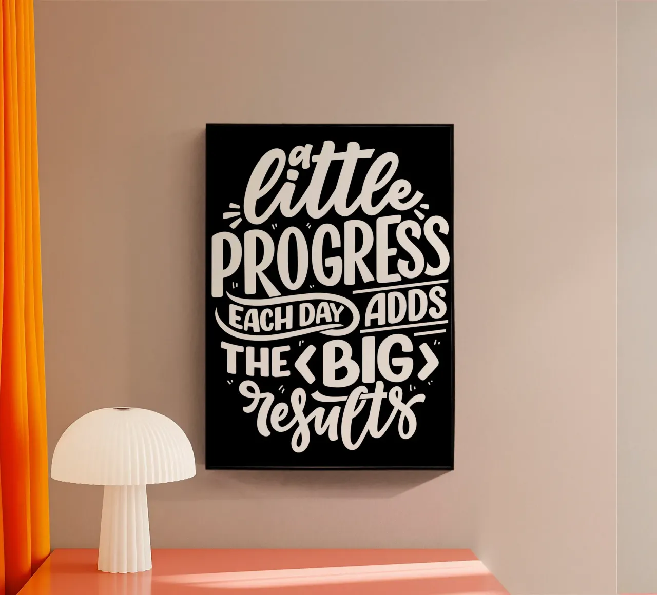 Inspirational Quote acrylic glass by Mikesell
