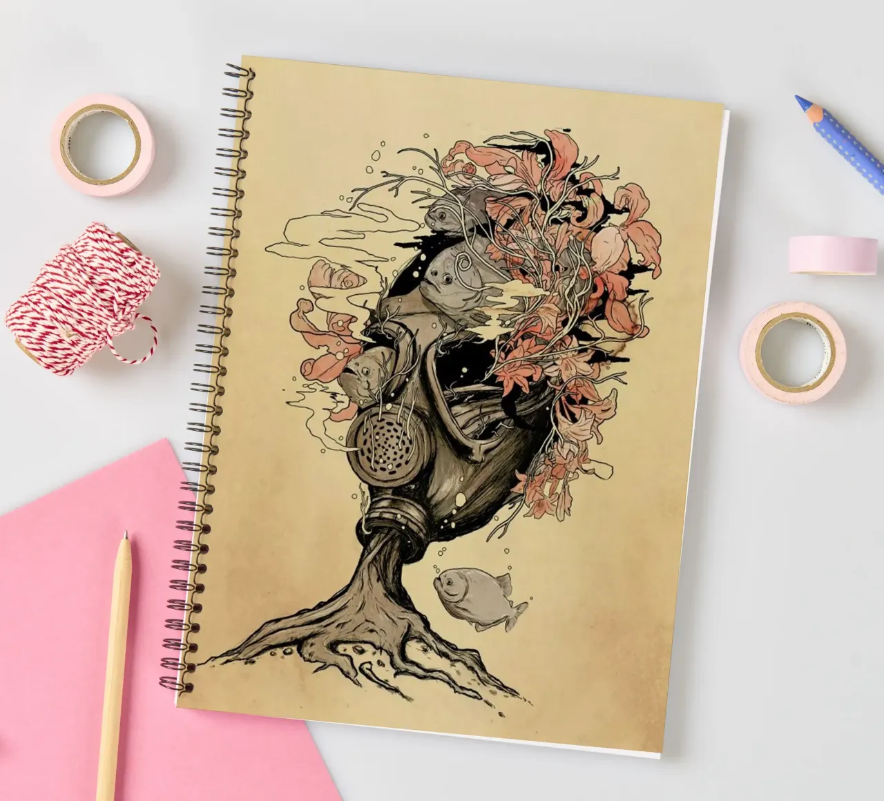 Breath spiral notebook by Nicebleed