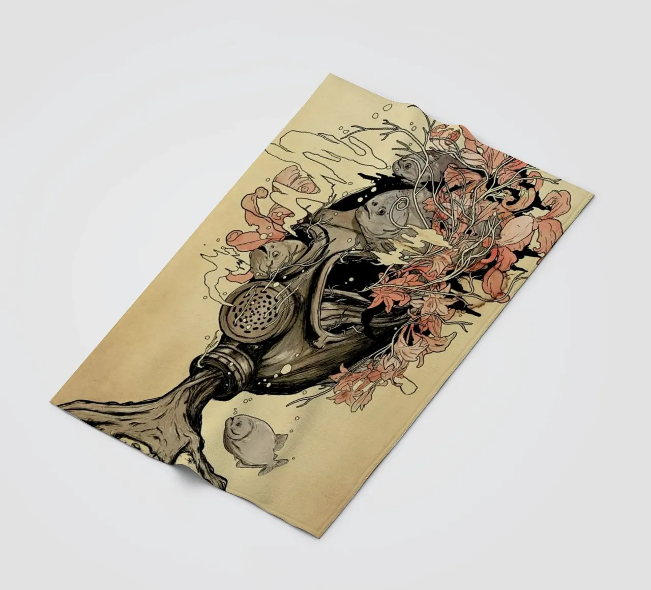 Breath fleece blanket by Nicebleed