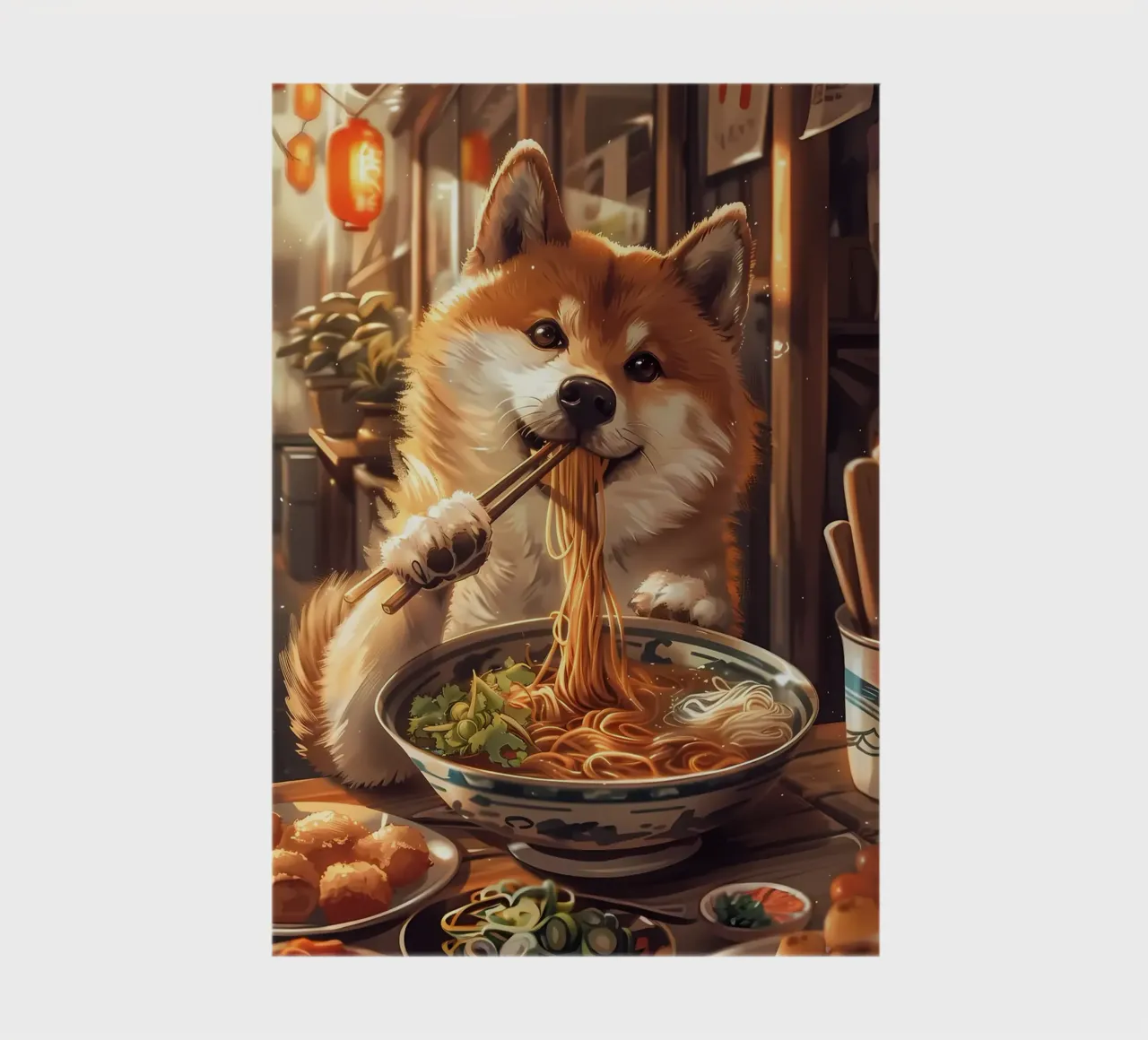 Ramen Shiba inu cuaderno de Ginnery