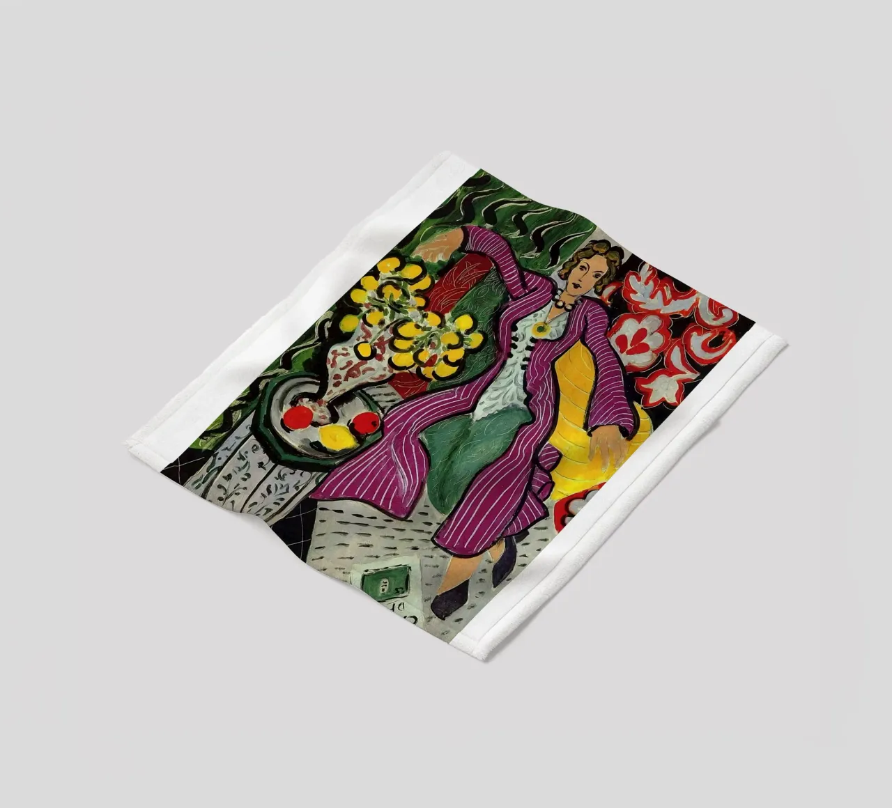 Donna Matisse coperta in pile da Perdana shop