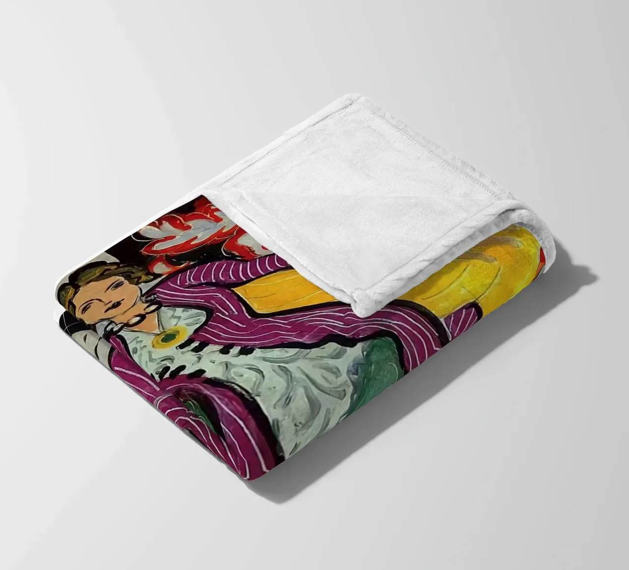 Donna Matisse coperta in pile da Perdana shop