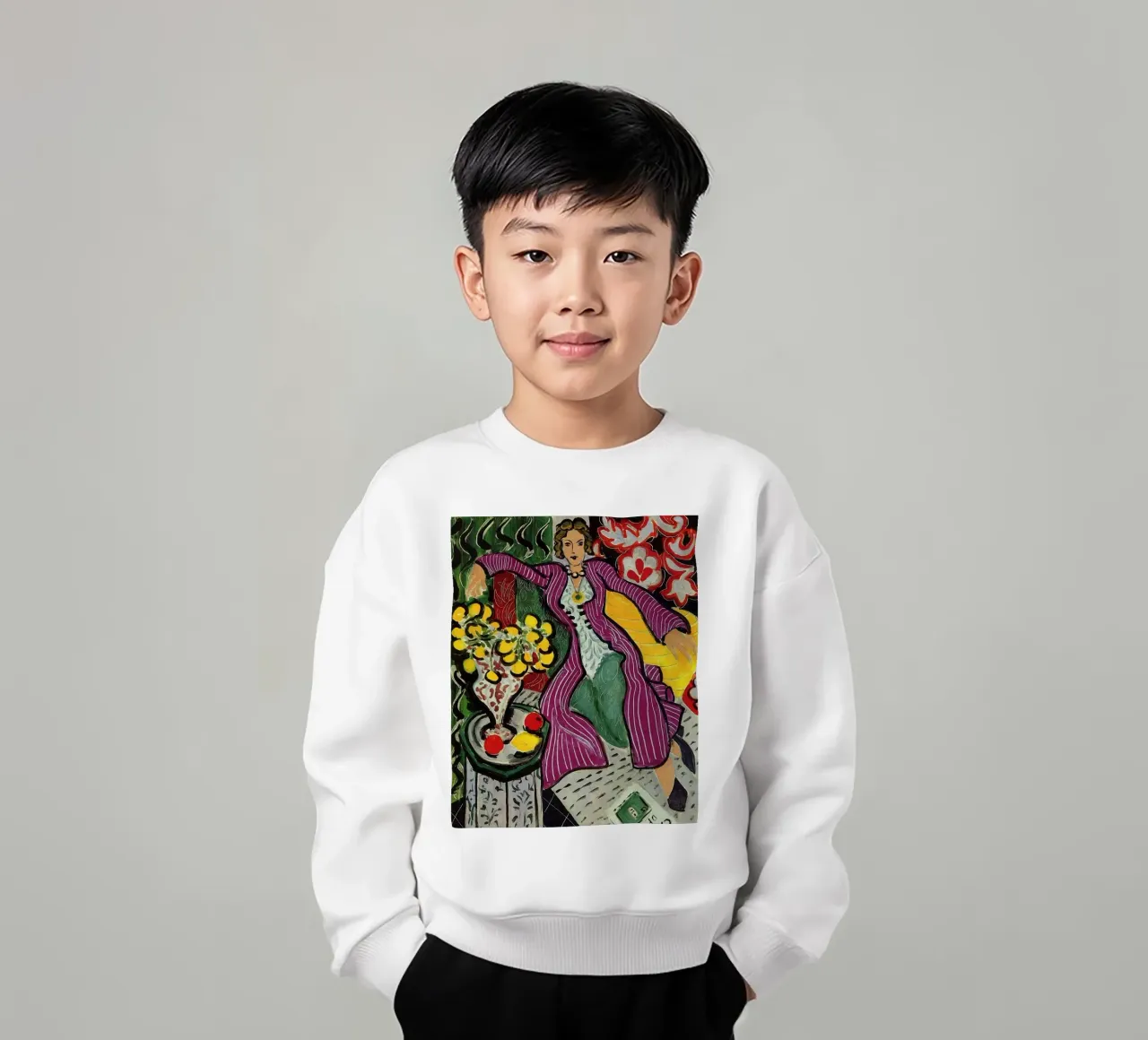 Donna Matisse felpa bambino da Perdana shop