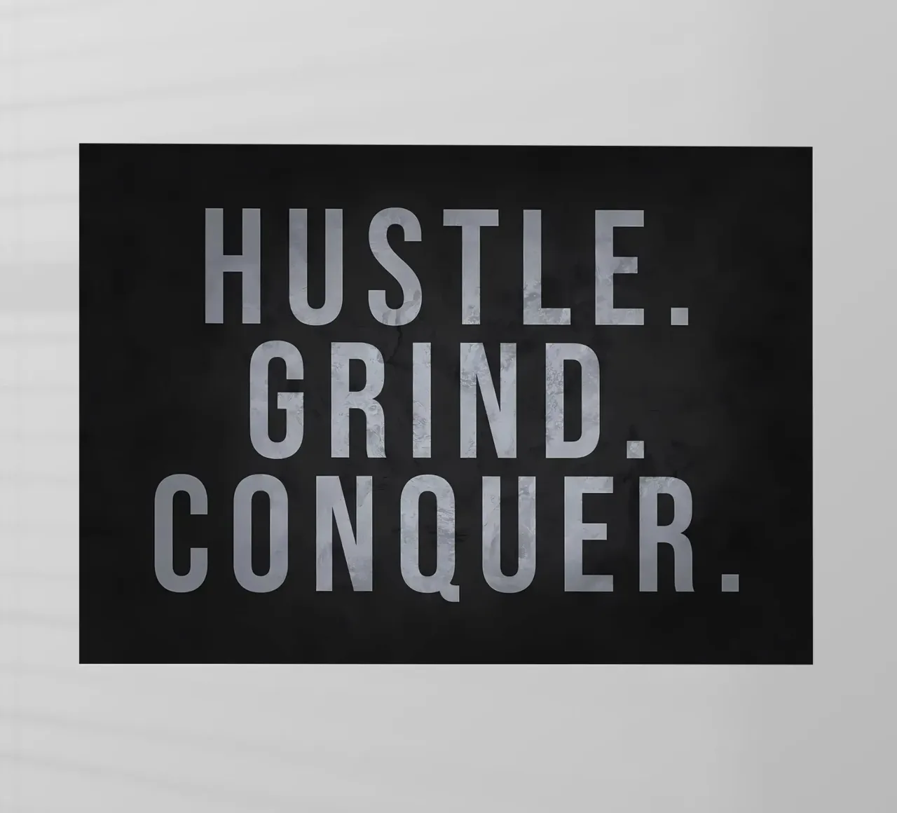 Faticare, macinare, conquistare pellicola backlit da Delaplane