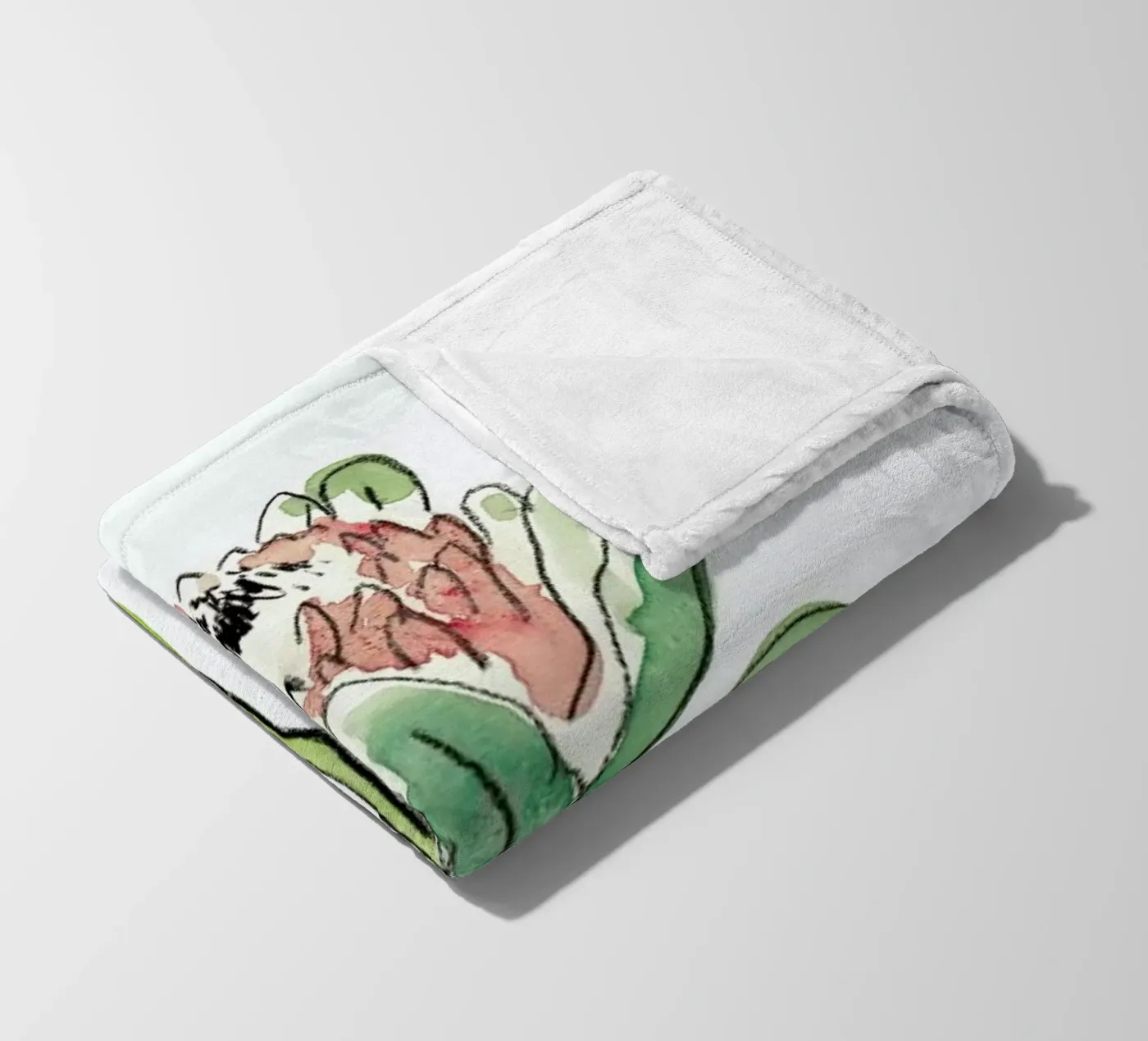 Protea plaid polaire de Farina Kuklinski