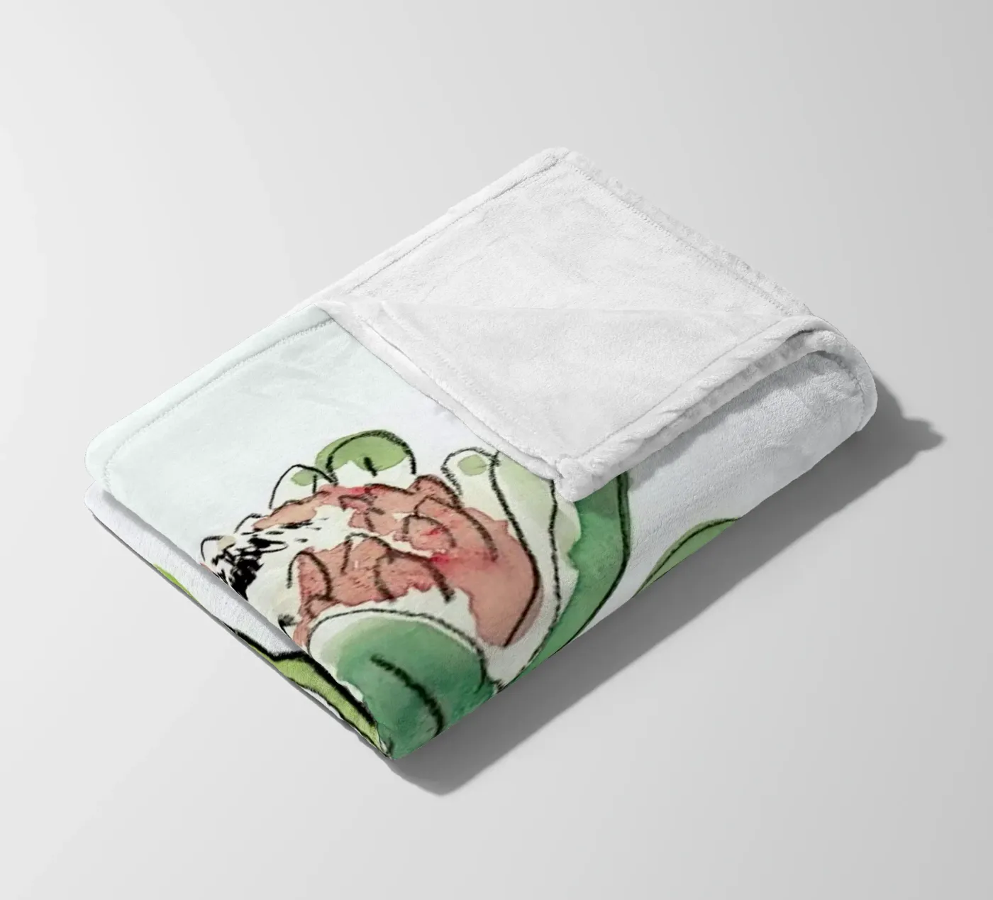 Protea fleece blanket by Farina Kuklinski