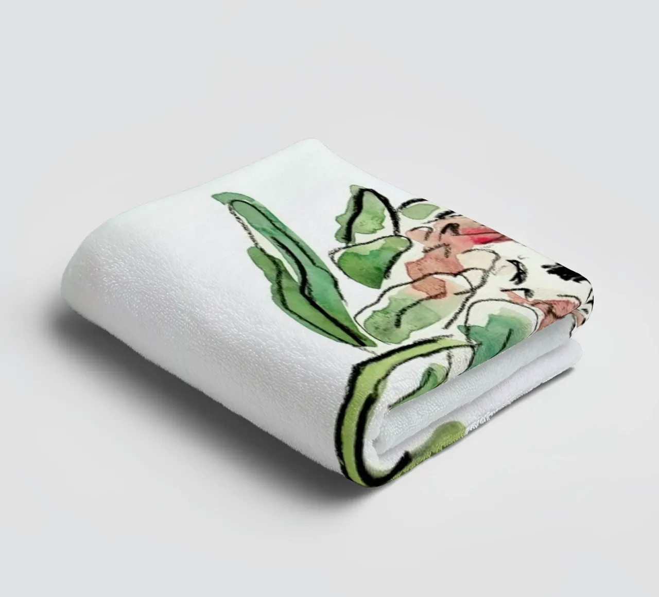 Protea towel by Farina Kuklinski