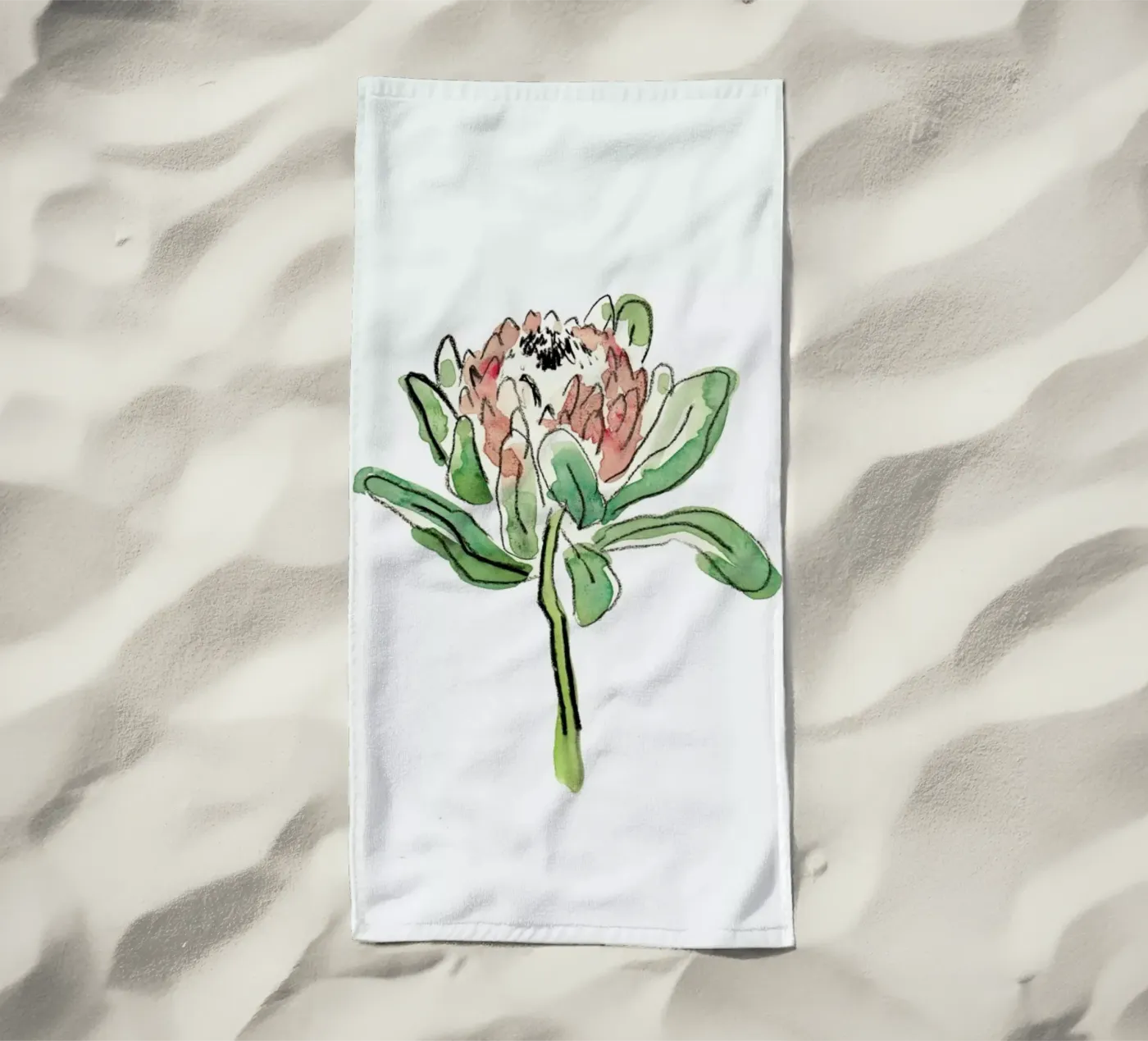 Protea serviette de plage de Farina Kuklinski