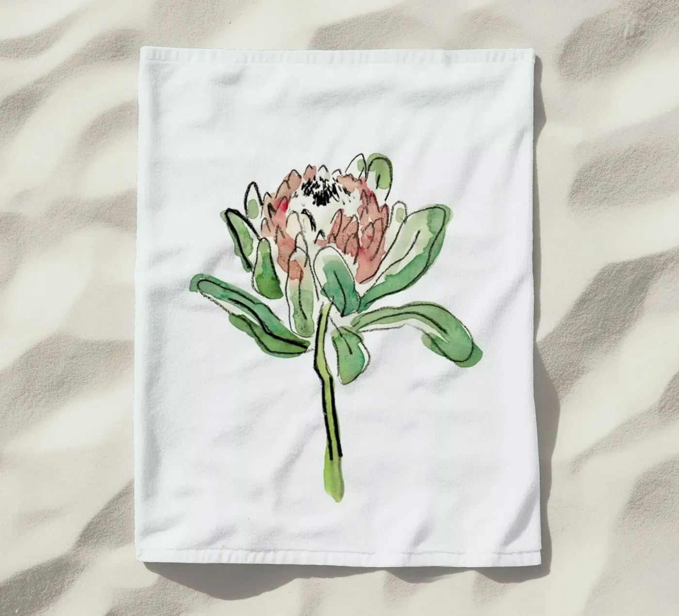 Protea serviette de plage de Farina Kuklinski
