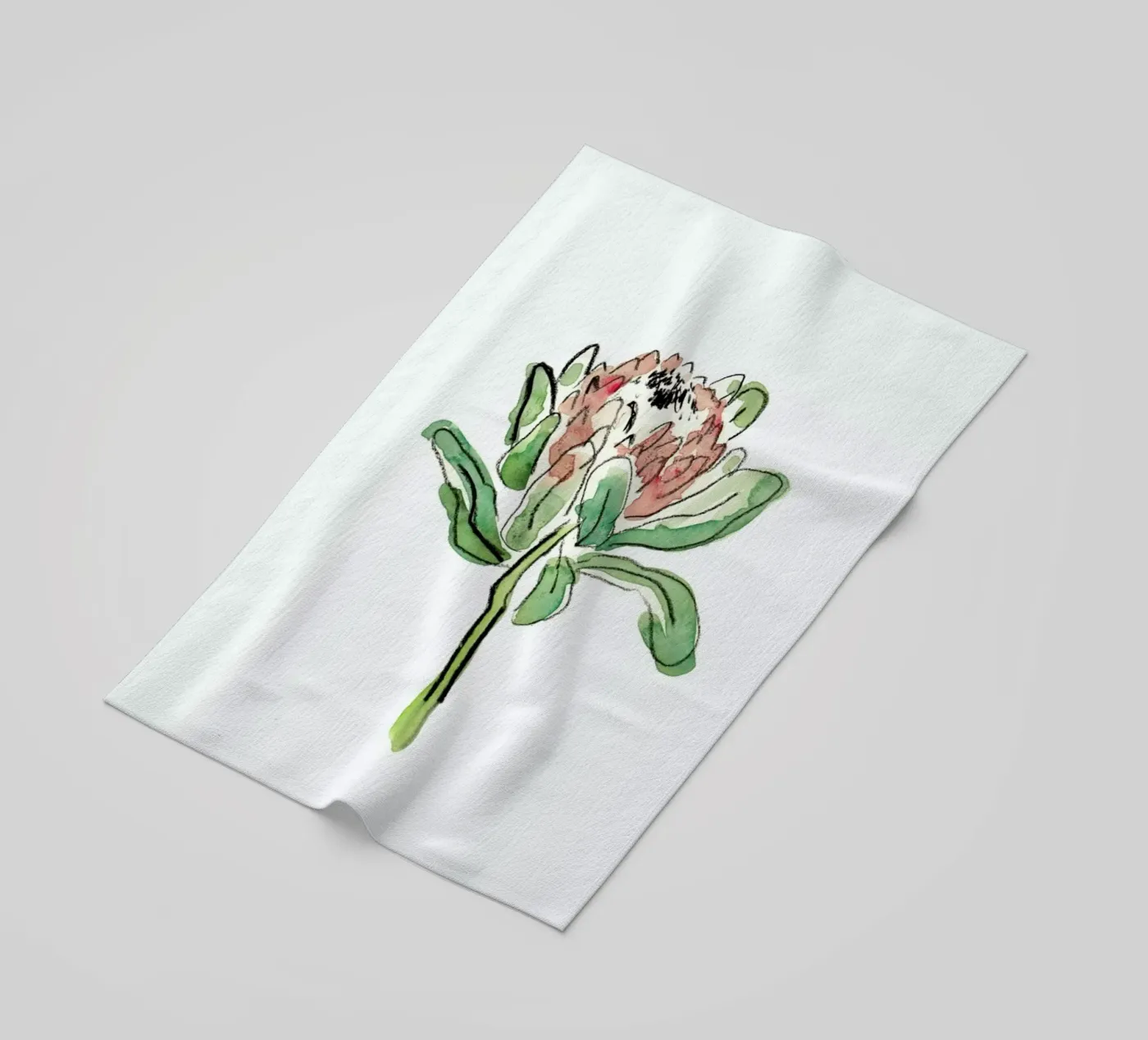 Protea Strandtuch von Farina Kuklinski