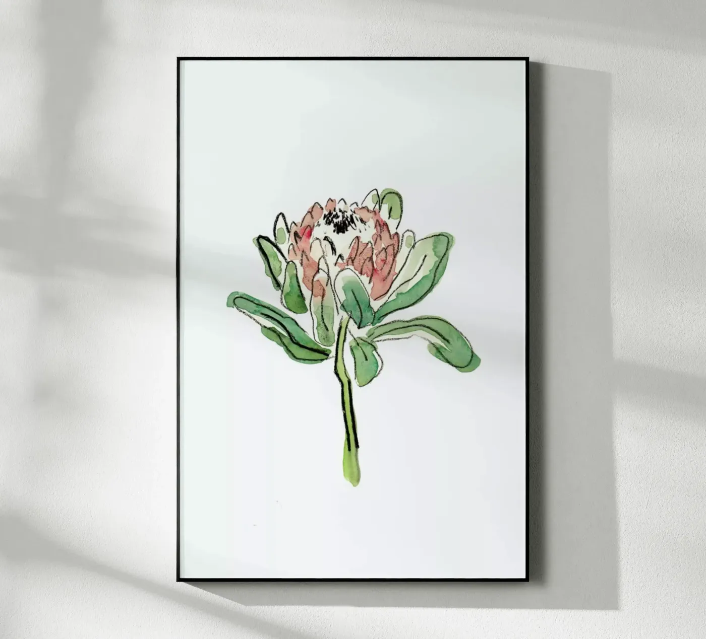 Protea acryl van Farina Kuklinski