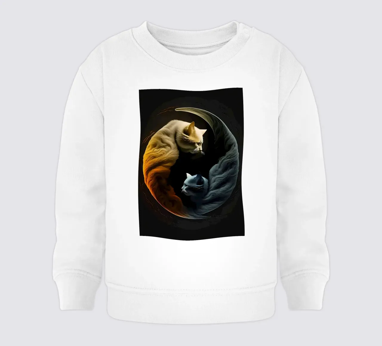 Gatti Yin e Yang felpa neonato da Mikesell