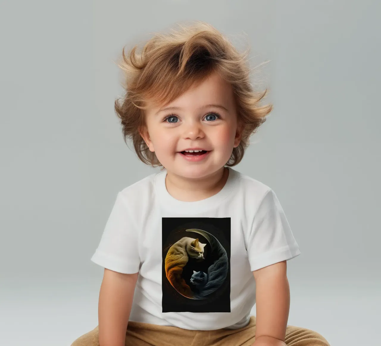 Gatti Yin e Yang maglietta neonato da Mikesell